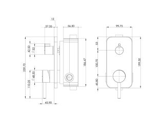 Teska Душевой набор скрытого монтажа AGORA AS2301